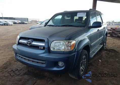 2006 Toyota Sequoia Sr5 V8 z USA, uszkodzony, nr VIN 5TDBT44AX6S264293
